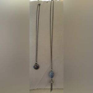 Boho Silver Chain Necklace Bundle